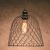 Metal Chickenwire Dome Lampshade 10 X 8.25 Inches Black