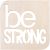 Laser Cut Wood Sign Modern Square Be Strong 9 X 9 Inches