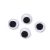Paste On Eyes Movable Black 18Mm
