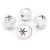 Large 60 Mm Jingle Bells With Cutouts Gold