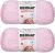Spinrite Bernat Softee Baby Yarn Solids Baby Pink Marl Pack of 2 Skein