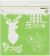 12 X 12 Inches Stencils Deer