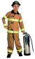 Young Heroes Childs Fire Fighter Costume Medium