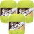 Spinrite Lily Sugar n Cream Yarn Solids Super Size Hot Green Pack of 3 Skein