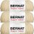 Spinrite Bernat Super Value Solid Yarn Oatmeal Pack of 3 Skein