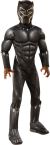 Boy S Kids Muscle Chest Black Panther Movie Costume Small