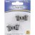 Jewelry Charms Hematite Bows with Rhinestones 15 x 36 mm