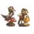 Miniature Fairy Garden Pixies Resting On Mushrooms Assorted