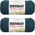 Spinrite Bernat Super Value Solid Yarn Teal Heather Pack of 2 Skein
