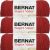 Spinrite Bernat Super Value Solid Yarn Redwood Heather Pack of 3 Skein