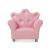 Melissa and Doug Childs Crown Armchair Pink Faux Leather