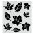 Plaid Folkart Stencil Leaf Variety