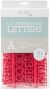 1 Inch Red Letter Pack Die Cuts With A View Letterboards