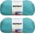 Spinrite Bernat Satin Solid Yarn Aqua Pack of 2 Skein