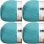 Spinrite Bernat Satin Solid Yarn Aqua Pack of 4 Skein