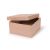 Paper Mache Box Square 10 X 10 X 5 Inches