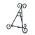 Decorative Easel Black 9 Inches