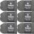 Spinrite Patons Classic Wool Roving Yarn Grey Pack of 6 Skein