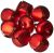 Matte Red Metal 25Mm Approx 1Inch Jingle Bells