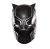 Mens Captain America Civil War Black Panther Full Vinyl Mask Multi