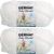 Spinrite Bernat Baby Blanket Yarn White Pack of 2 Skein