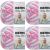 Spinrite Bernat Baby Blanket Yarn Pink and Blue Ombre Pack of 4 Skein