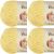 Spinrite Bernat Baby Blanket Yarn Yellow Pack of 4 Skein