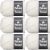 Spinrite Patons Shetland Chunky Yarn White Pack of 6 Skein