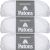 Spinrite Patons Canadiana Yarn Solids White Pack of 3 Skein