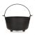 Witchs Cauldron With Handle Plastic Black