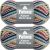 Spinrite Patons Kroy Socks Yarn Blue Striped Ragg Pack of 2 Skein