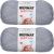 Spinrite Bernat Softee Baby Yarn Solids Flannel Pack of 2 Skein