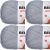 Spinrite Bernat Softee Baby Yarn Solids Flannel Pack of 4 Skein