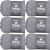 Spinrite Patons Beehive Baby Sport Yarn Solids Baby Grey Pack of 6 Skein