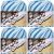 Spinrite Lily Sugar n Cream Yarn Ombres Super Size Hippi Pack of 4 Skein