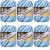 Spinrite Lily Sugar n Cream Yarn Ombres Super Size Hippi Pack of 6 Skein