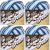 Spinrite Lily Sugar n Cream Yarn Ombres Moondance Pack of 4 Skein