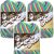 Spinrite Lily Sugar n Cream Yarn Ombres Psychedelic Pack of 3 Skein