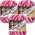 Spinrite Lily Sugar n Cream Yarn Ombres Love Pack of 3 Skein