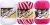 Spinrite Sugar N Cream Yarn Ombres Love Pack of 3 Skein