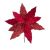 Red Velvet Poinsettia Pick With Glitter 11.5 X 11.75 Inches