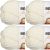 Spinrite Bernat Softee Chunky Yarn Natural Pack of 4 Skein