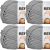 Spinrite Bernat Softee Chunky Yarn Grey Heather Pack of 4 Skein