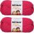 Spinrite Bernat Softee Chunky Yarn Hot Pink Pack of 2 Skein