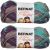 Spinrite Bernat Softee Chunky Ombre Yarn Shadow Pack of 2 Skein