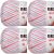 Spinrite Bernat Softee Baby Yarn Ombres Princess Pebbles Pack of 4 Skein