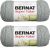 Spinrite Bernat Super Value Solid Yarn Soft Grey Pack of 2 Skein