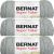 Spinrite Bernat Super Value Solid Yarn Soft Grey Pack of 3 Skein