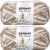 Spinrite Bernat Baby Blanket Big Ball Yarn Little Sand Castles Pack of 2 Skein