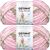 Spinrite Bernat Baby Blanket Big Ball Yarn Little Roses Pack of 2 Skein
